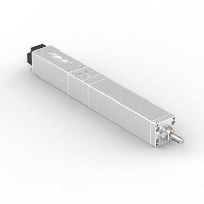Attuatore lineare rettilineo RM-SLA RobustMotion, servomotore 24V, trazione di 100 mm, forza massima di spinta 300N
